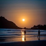 palolem goa beach sunset